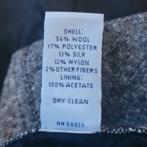 Gap Black Heather Wool Blend Pencil Skirt – Size 8 - Picture 11 of 11